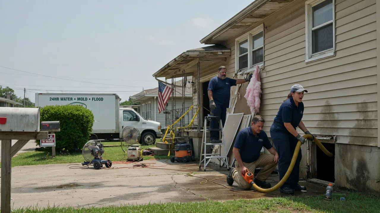 Water Damage Repair in Sulligent, AL near me